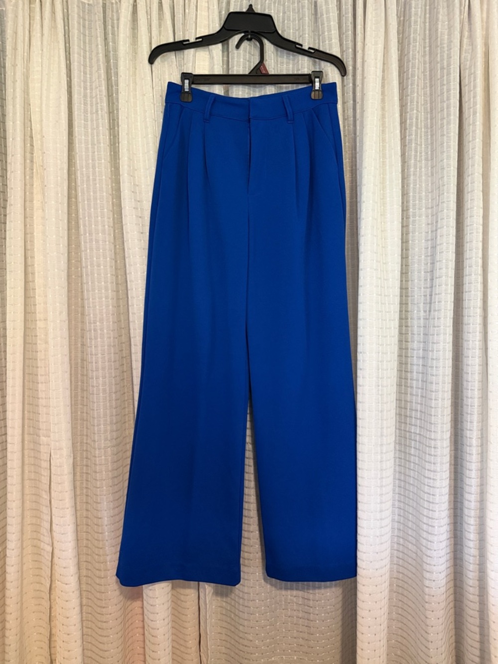 Rewash Wide-Leg Trousers in Bright Blue